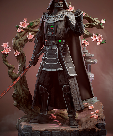 Darth Vader - Samurai Fanart Statue