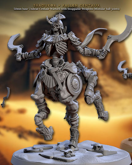 Artisan Guild - 202505 - Tombsworn Skeletons of Denmora - Shadukor 50mm base