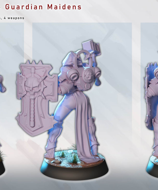GAZ MINIS GUARDIAN MAIDENS 5X MINI FIGURES