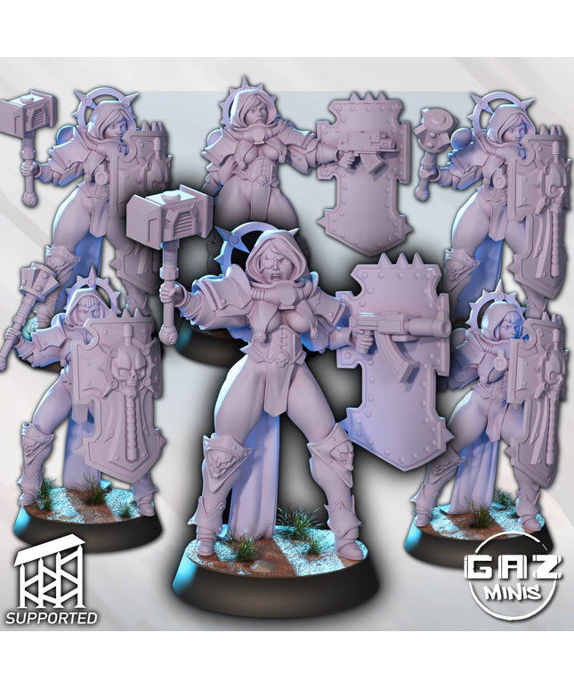 GAZ MINIS GUARDIAN MAIDENS 5X MINI FIGURES