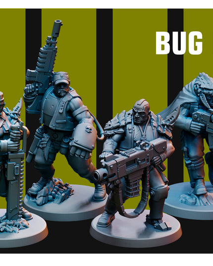 Tunnel Rats: Bug Hunters X6 MINIATURES