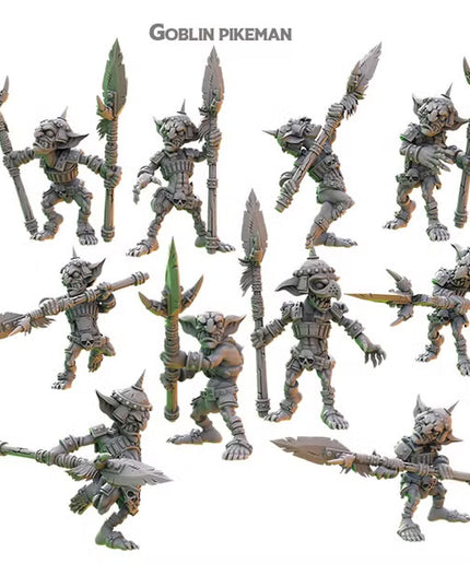 Goblin pikemen (Bundle) 10 Miniatures