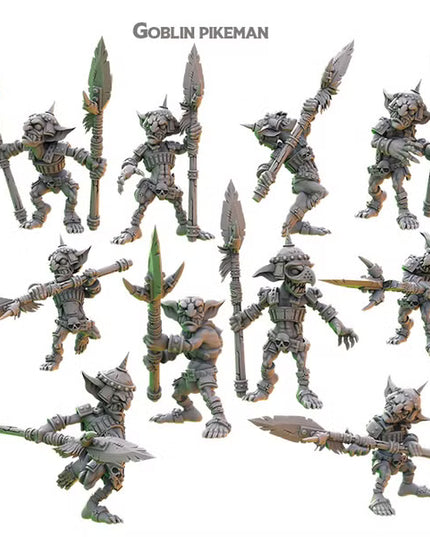 Goblin pikemen (Bundle) 10 Miniatures