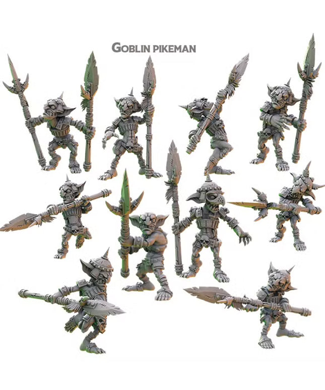 Goblin pikemen (Bundle) 10 Miniatures