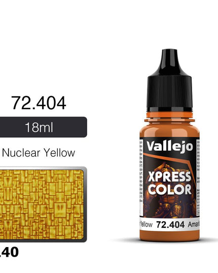 Vallejo 18mm Xpress Color 140 Nuclear Yellow