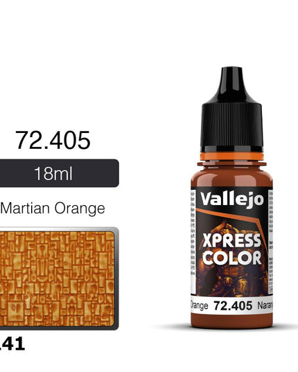 Vallejo 18mm Xpress Color 141 Martian Orange
