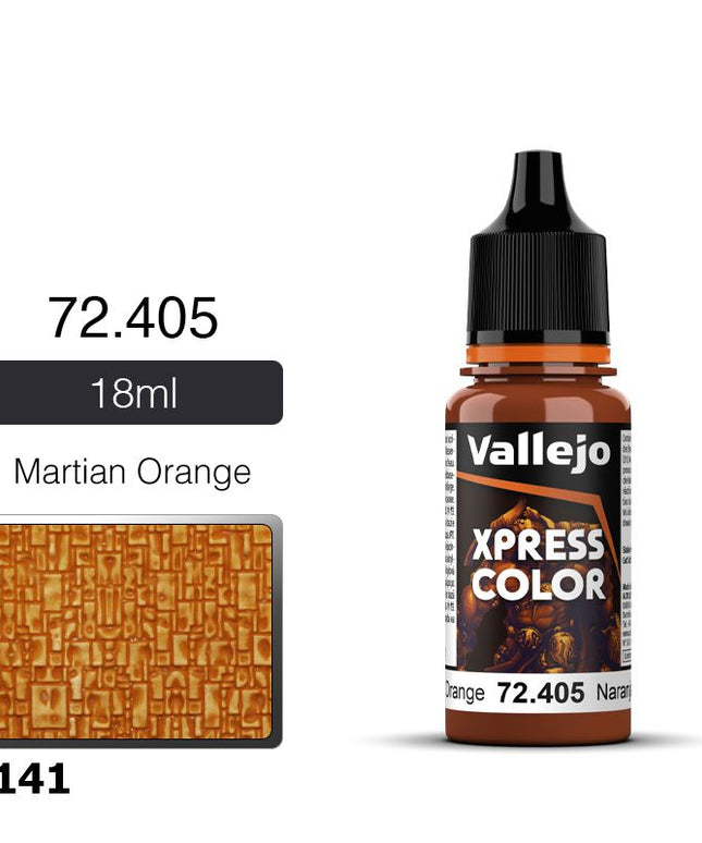 Vallejo 18mm Xpress Color 141 Martian Orange