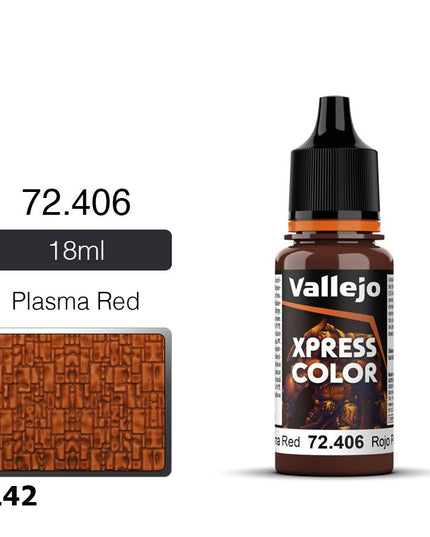 Vallejo 18mm Xpress Color 142 Plasma Red
