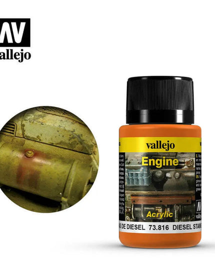 3DPRINT VALLEJO WEATHERING EFFECTS 40ML Diesel Stains