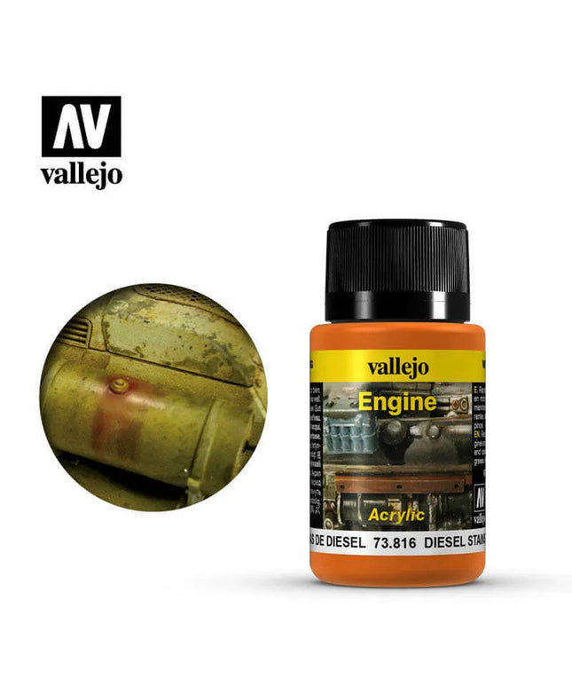 3DPRINT VALLEJO WEATHERING EFFECTS 40ML Diesel Stains