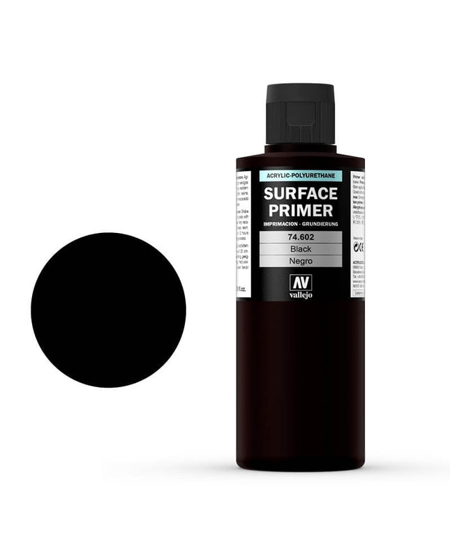 3DPRINT Vallejo Surface Primer Black 200 ml 74602
