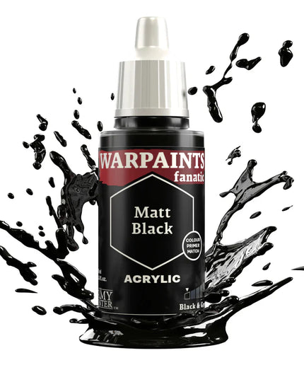 Army Painter - Warpaints Fanatic - Matt Black Reference: WP3001