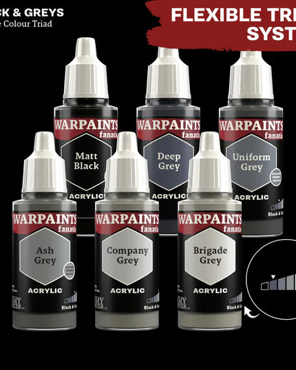 Army Painter - Warpaints Fanatic - Deep Grey Reference: WP3002
