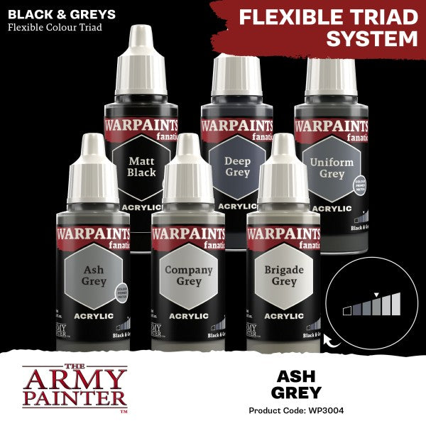 Army Painter - Warpaints Fanatic -Ash Grey Reference:WP3004