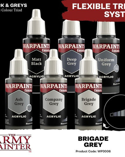 Army Painter - Warpaints Fanatic - Brigade Grey Reference:WP3006