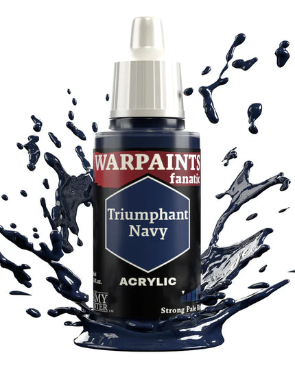 Army Painter - Warpaints Fanatic - Triumphant Navy Reference: WP3019