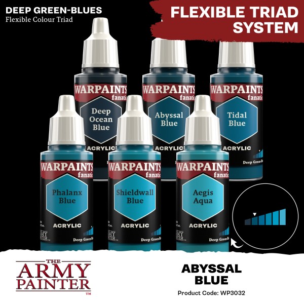 Army Painter - Warpaints Fanatic - Abyssal Blue   Reference:WP3032