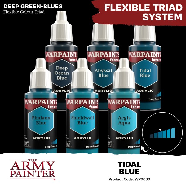 Army Painter - Warpaints Fanatic - Tidal Blue Reference:WP3033