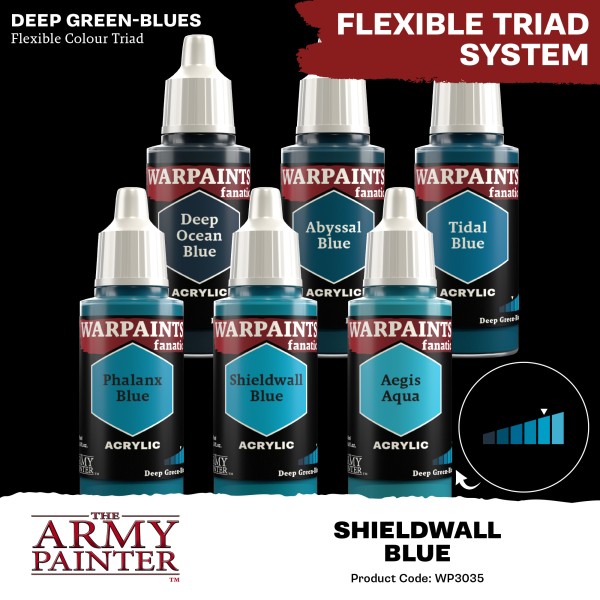 Army Painter - Warpaints Fanatic - Shieldwall Blue Reference:WP3035