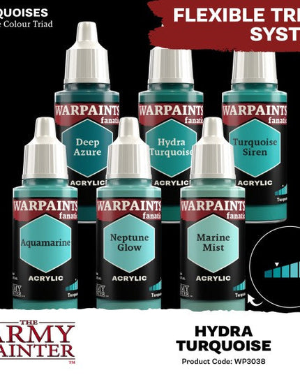 Army Painter - Warpaints Fanatic - Hydra Turquoise Reference:WP3038
