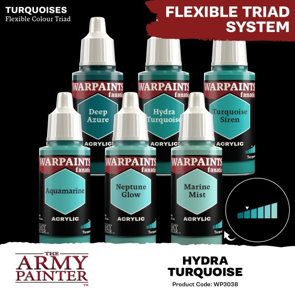 Army Painter - Warpaints Fanatic - Hydra Turquoise Reference:WP3038
