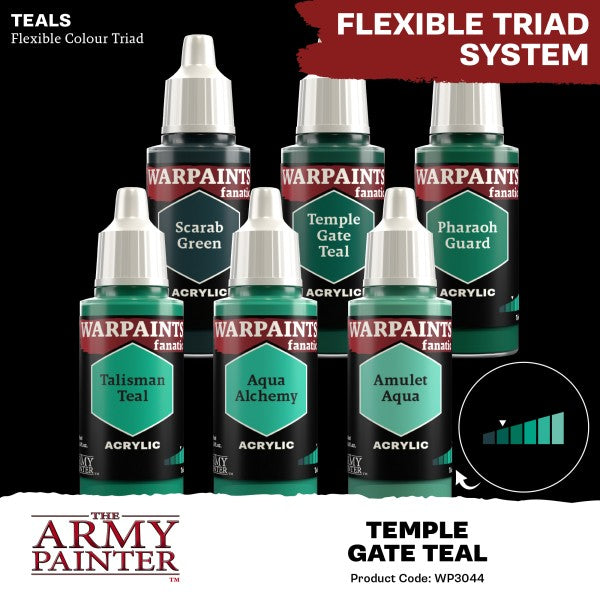 Army Painter - Warpaints Fanatic - Temple Gate Teal Reference:WP3044
