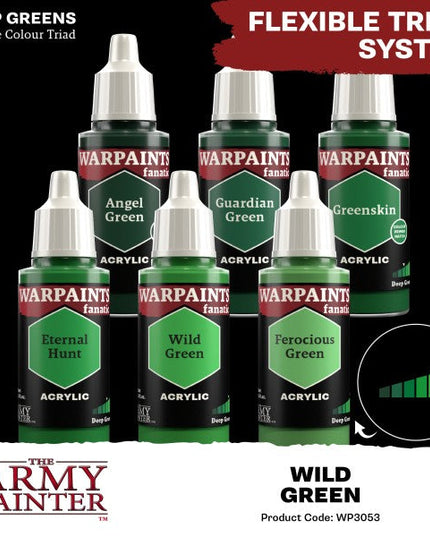 Army Painter - Warpaints Fanatic - Wild Green Reference:WP3053
