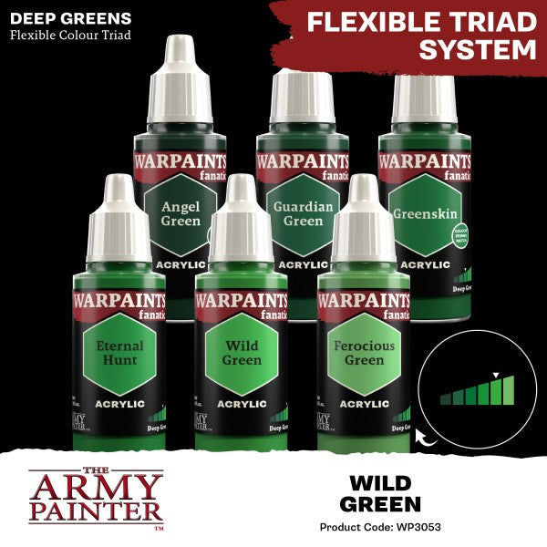 Army Painter - Warpaints Fanatic - Wild Green Reference:WP3053