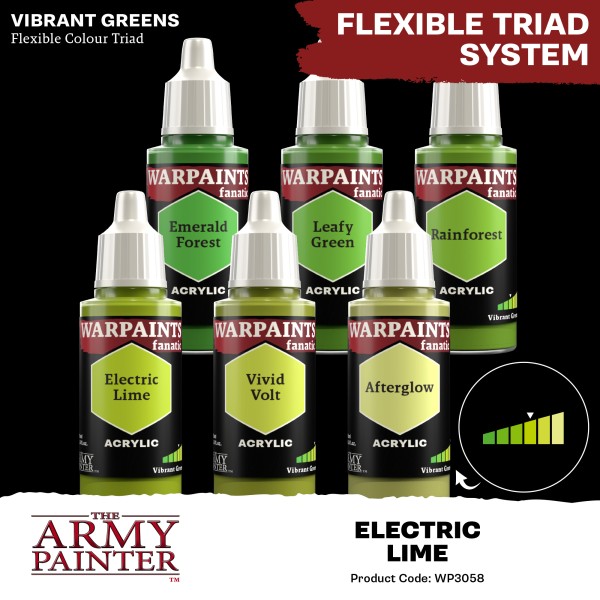 Army Painter - Warpaints Fanatic - Electric Lime  Reference:WP3058