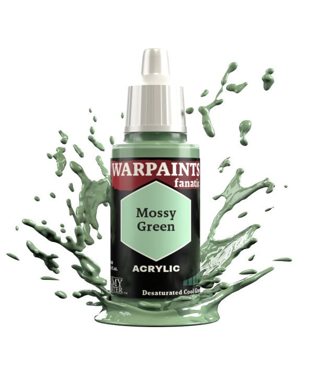 Army Painter - Warpaints Fanatic - Mossy Green Reference:WP3066