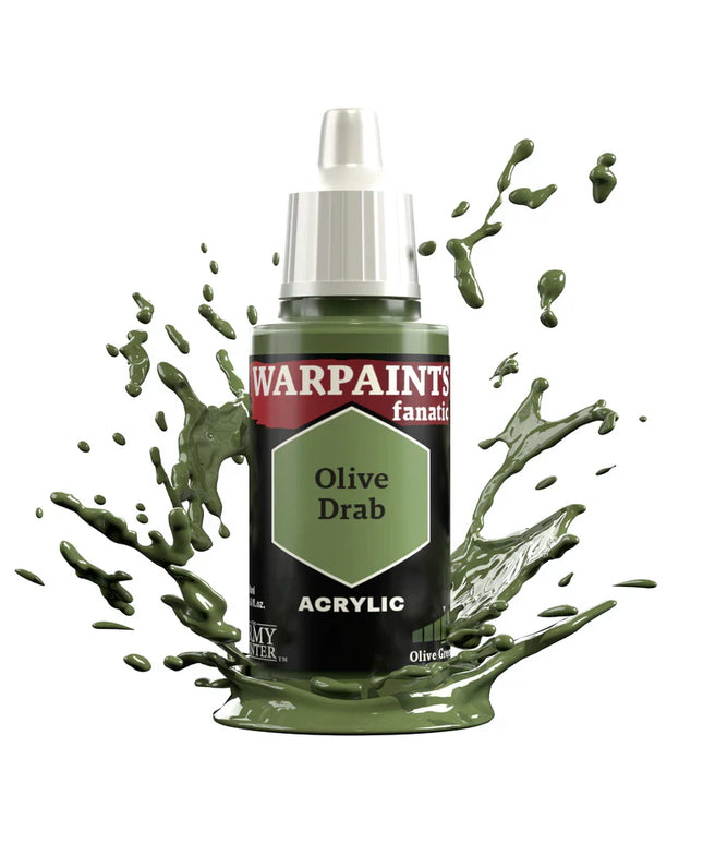 Army Painter - Warpaints Fanatic - Olive Drab Reference: WP3070