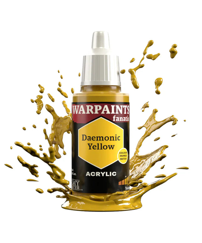 Army Painter - Warpaints Fanatic - Daemonic Yellow Reference: WP3093
