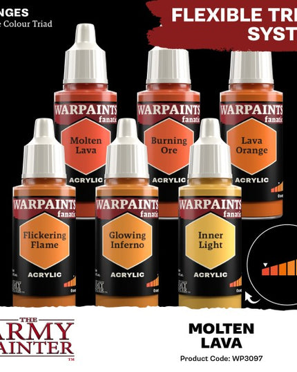 Army Painter - Warpaints Fanatic - Molten Lava Reference:WP3097