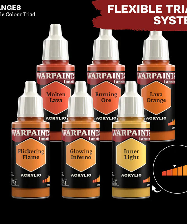 Army Painter - Warpaints Fanatic - Lava Orange Reference: WP3099