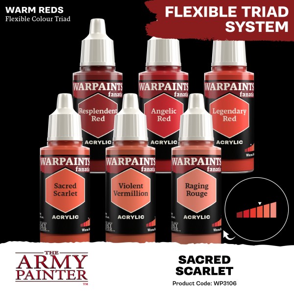 Army Painter - Warpaints Fanatic - Sacred Scarlet Reference:WP3106