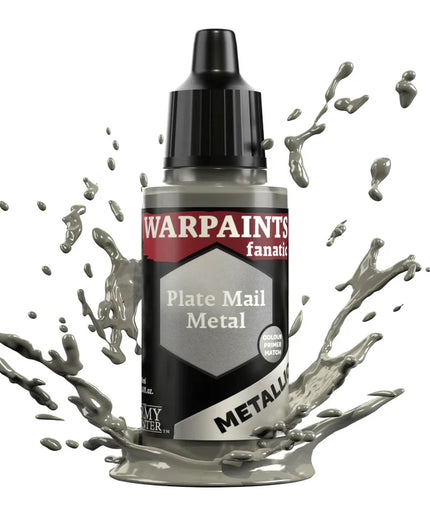 Army Painter - Warpaints Fanatic Metallic - Plate Mail Metal Reference: WP3192