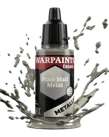 Army Painter - Warpaints Fanatic Metallic - Plate Mail Metal Reference: WP3192
