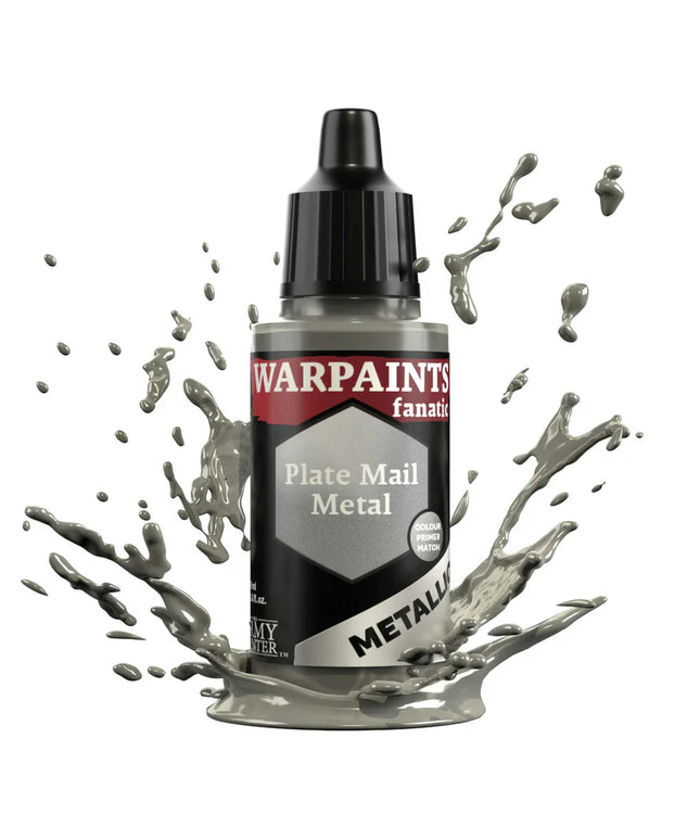 Army Painter - Warpaints Fanatic Metallic - Plate Mail Metal Reference: WP3192