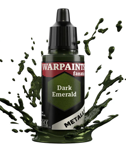 Army Painter - Warpaints Fanatic Metallic - Dark Emerald Reference: WP3196