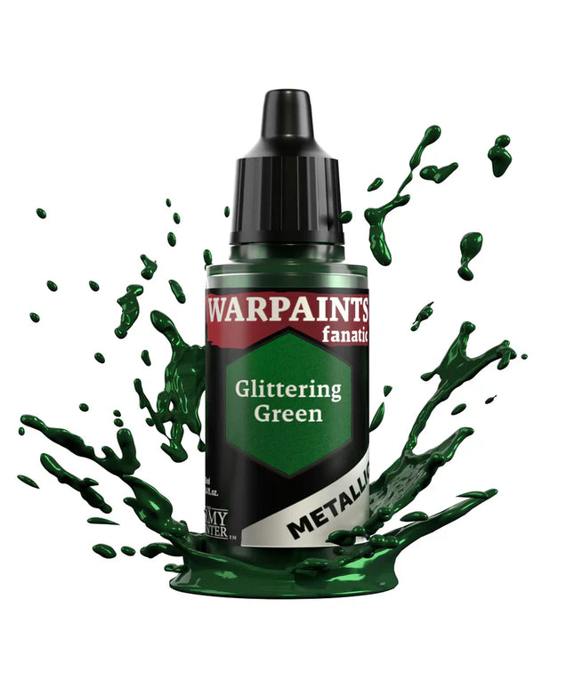 Army Painter - Warpaints Fanatic Metallic - Glittering Green Reference: WP3197