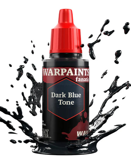 Army Painter - Warpaints Fanatic Wash - Dark Blue Tone Reference: WP3211