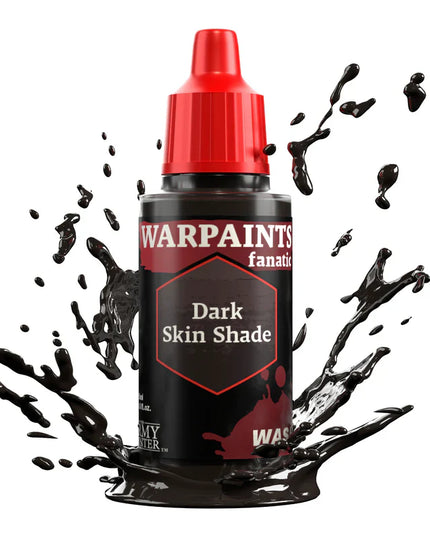 Army Painter - Warpaints Fanatic Wash - Dark Skin Shade Reference: WP3215