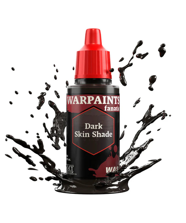 Army Painter - Warpaints Fanatic Wash - Dark Skin Shade Reference: WP3215