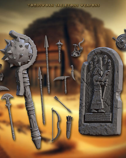 Artisan Guild - 202505 - Tombsworn Skeletons of Denmora - Weapons and Hands