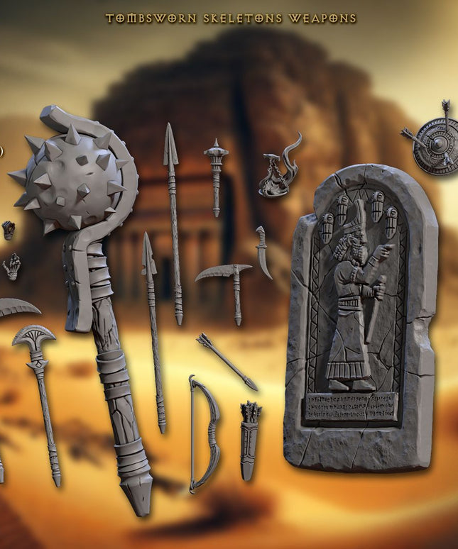 Artisan Guild - 202505 - Tombsworn Skeletons of Denmora - Weapons and Hands