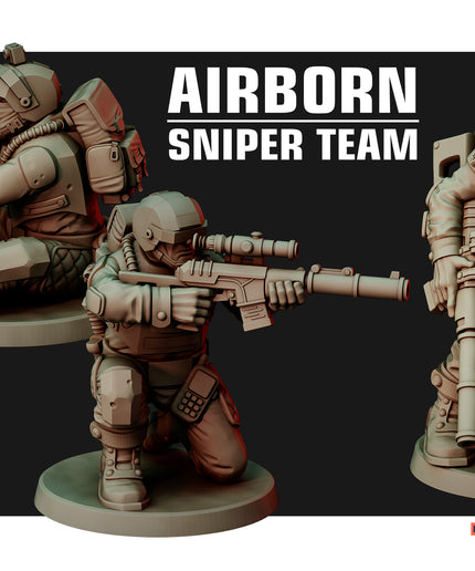 Airborn Sniper Team X3 MINIATURES
