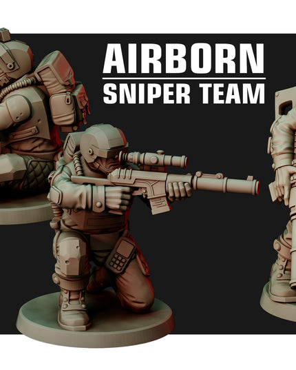 Airborn Sniper Team X3 MINIATURES