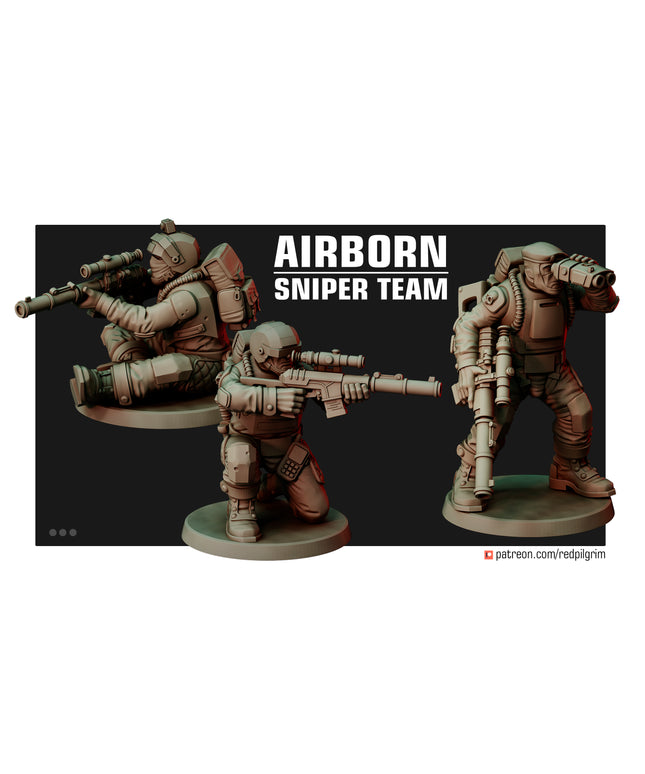 Airborn Sniper Team X3 MINIATURES