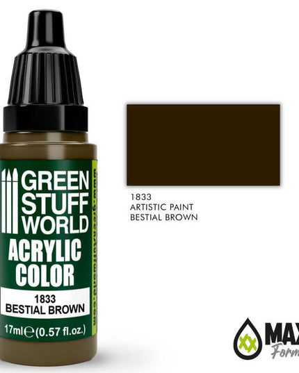 GSW Acrylic Color BESTIAL BROWN