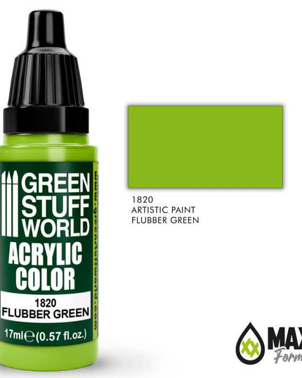 GSW Acrylic Color FLUBBER GREEN
